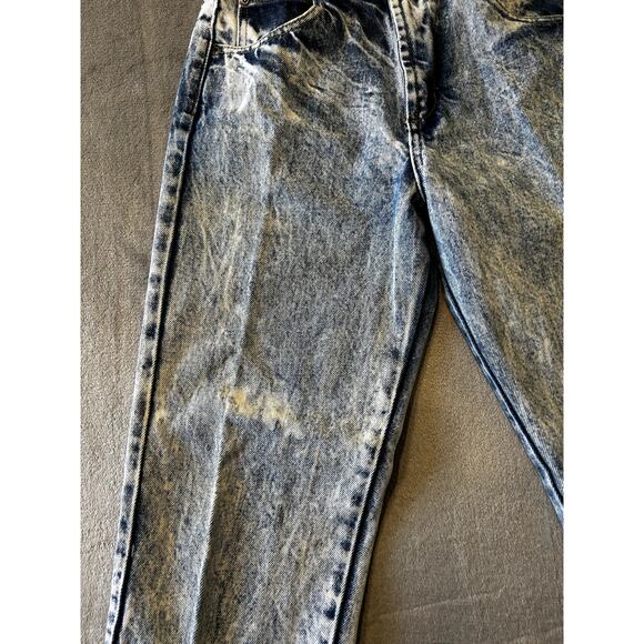 Vintage 80s Calvin Klein Acid‎ Wash Jeans Women's Size 6 Mom Tapered High Rise - Picture 3 of 9